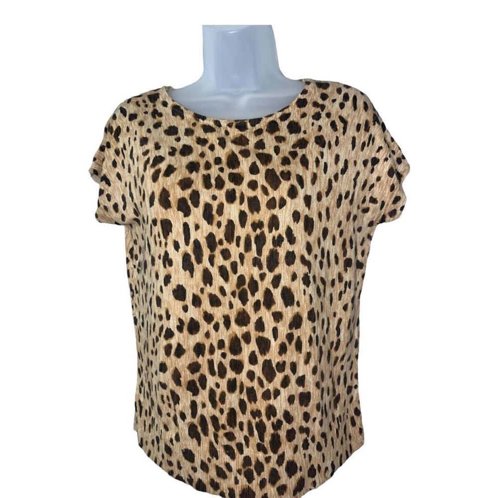 Merona Cheetah Print Shirt Women’s Medium